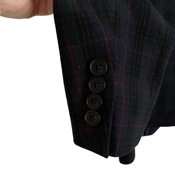 ASOS DESIGN Skinny Suit Jacket 38 Reg Blackwatch Plaid - Picture 9 of 13